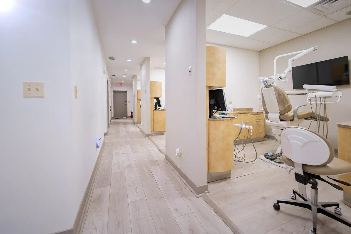 Bright dental treatment room at Mount Prospect Dental Care in Mount Prospect, IL