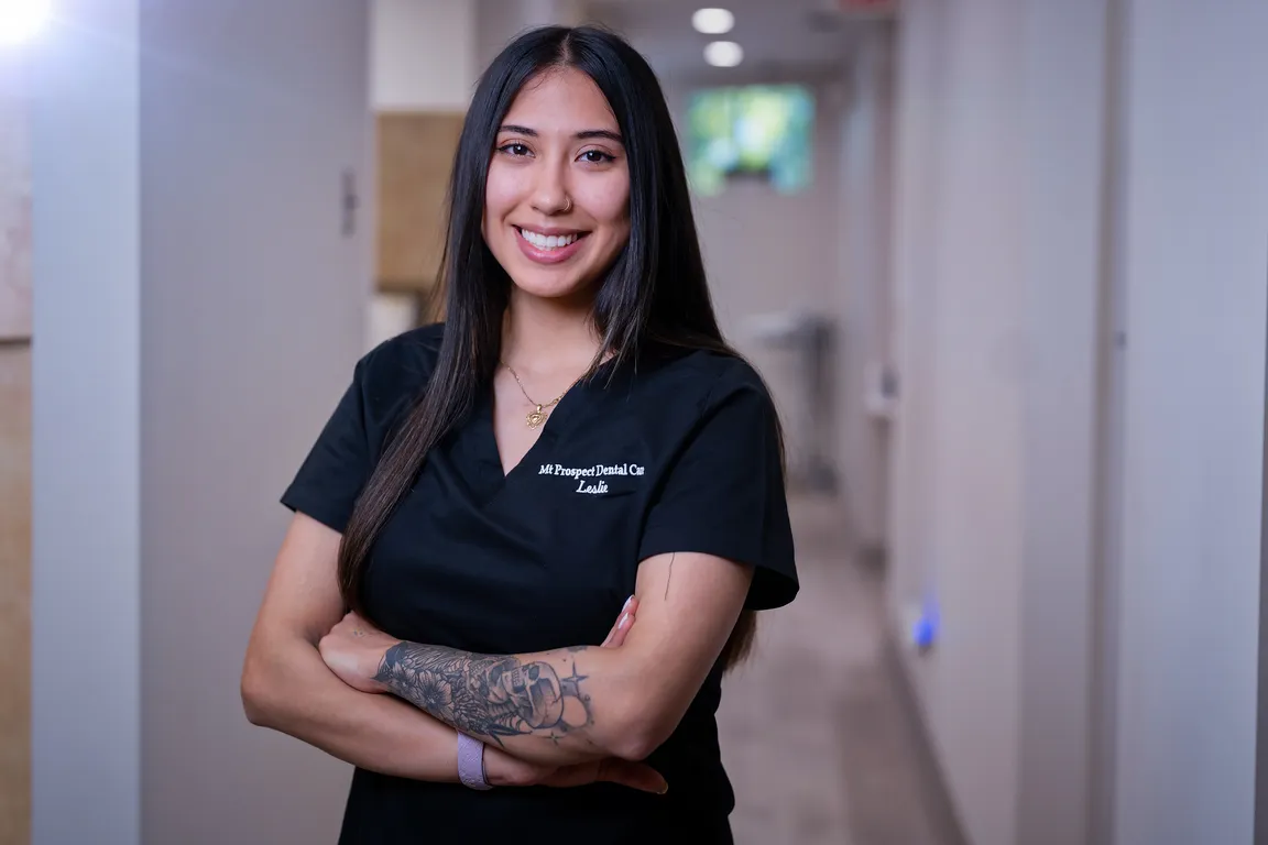 Portrait of a dental assistant at Mount Prospect Dental Care
